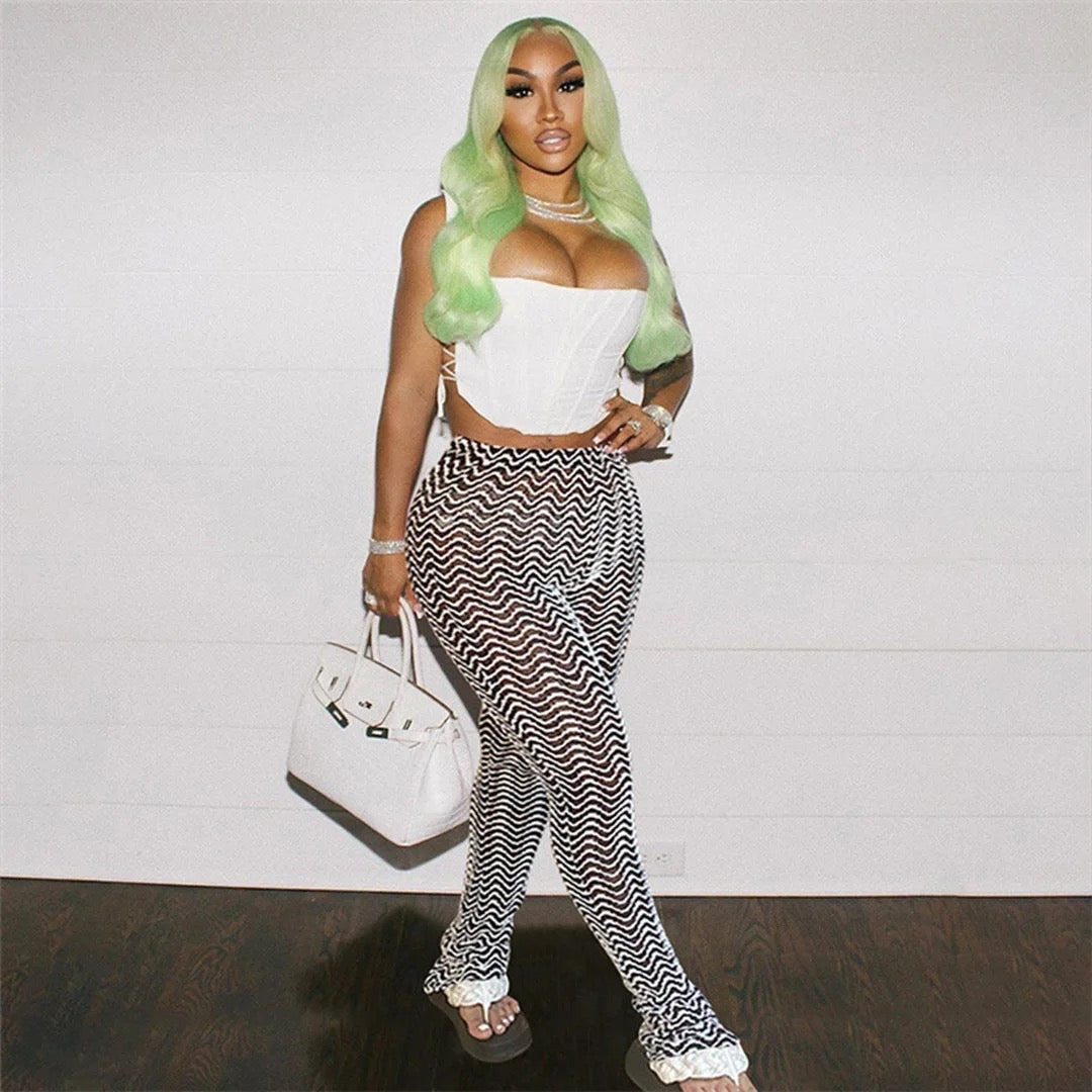 Z Stripped Leggings