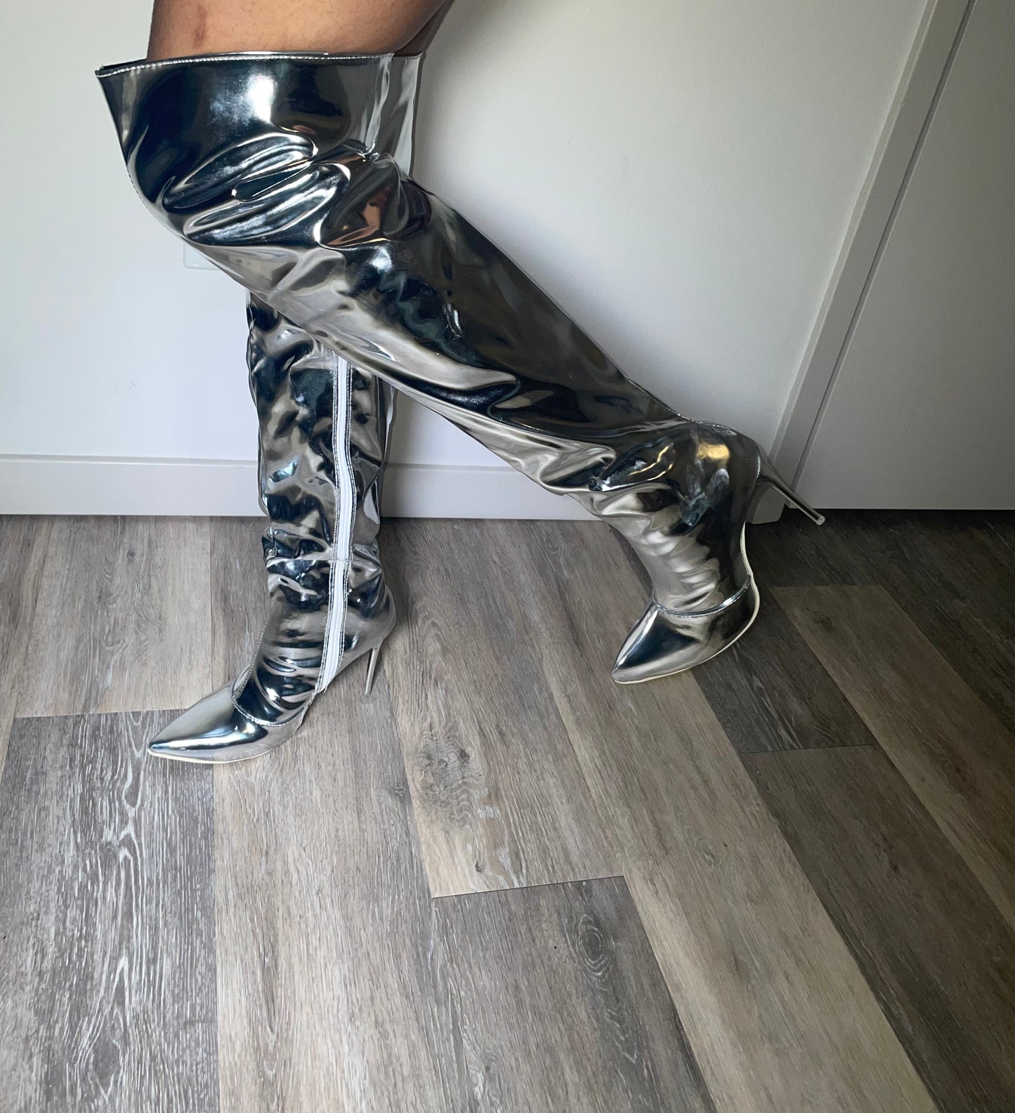 Metallic Boots