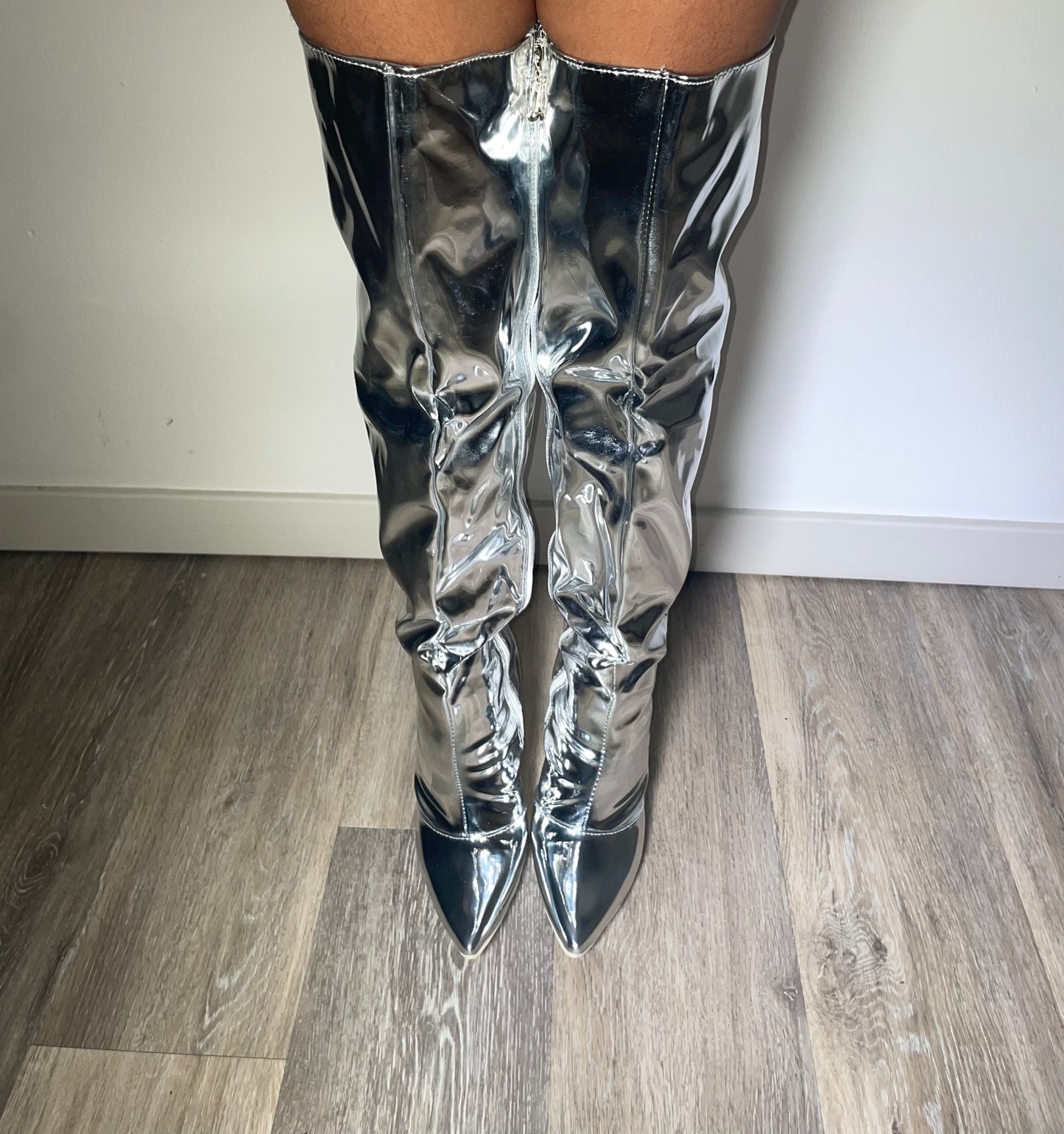 Metallic Boots