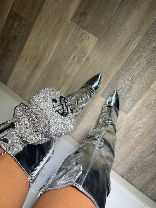 Metallic Boots